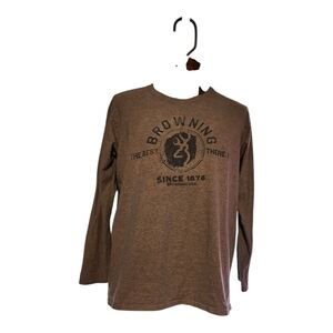 Browning Heather Brown Long Sleeve Shirt